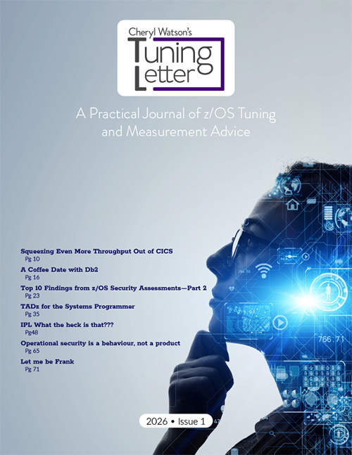 CWTL26 Vol 01 - Cover Cheryl Watson's Tuning Letter | 2025 - 03