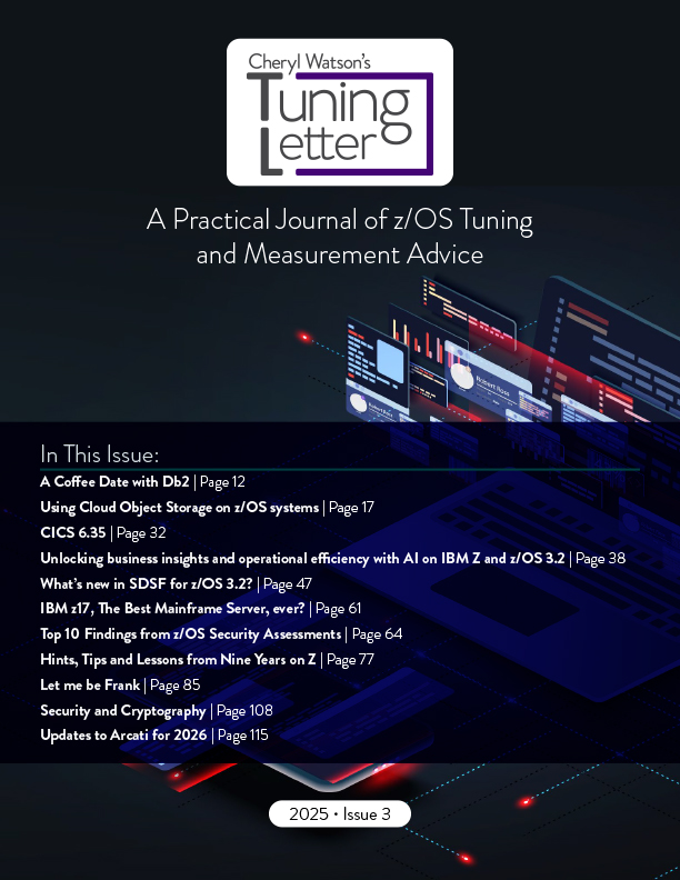 Cheryl Watson's Tuning Letter | 2025 - 03